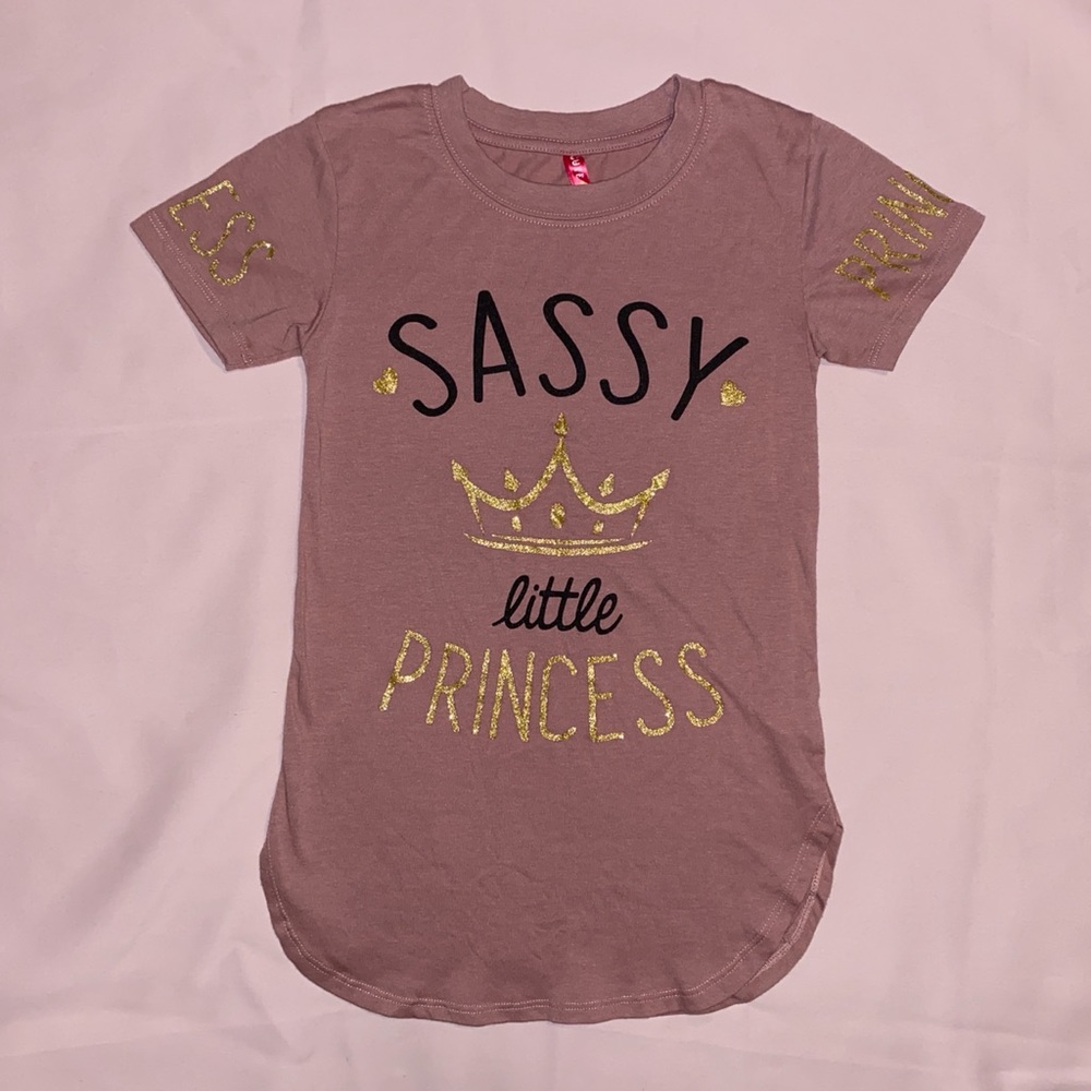 Kid's "Sassy Little Princess" Top, M (10/12)